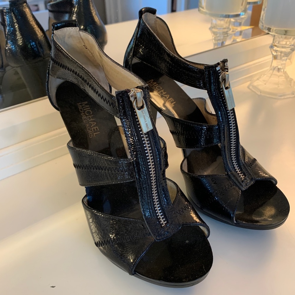 Michael Kors Berkeley T-Strap Heels